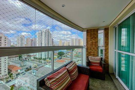 Varanda de apartamento à venda com 3 quartos, 105m² em Chácara Santo Antônio (zona Leste), São Paulo
