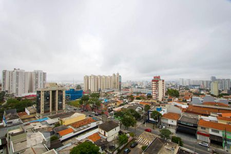 Vista da sala de apartamento à venda com 2 quartos, 100m² em Vila Gilda, Santo André
