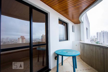 Varanda da sala de apartamento à venda com 2 quartos, 100m² em Vila Gilda, Santo André