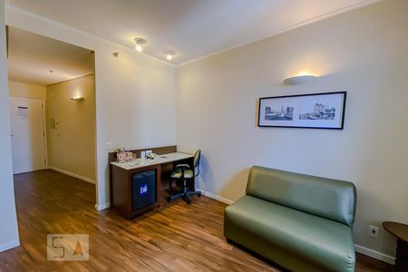 Quarto e Sala de apartamento à venda com 1 quarto, 36m² em Vila Regente Feijó, São Paulo