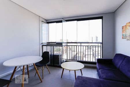 Varanda de kitnet/studio para alugar com 1 quarto, 33m² em Bom Retiro, São Paulo