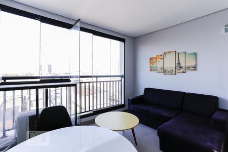 Varanda de kitnet/studio para alugar com 1 quarto, 33m² em Bom Retiro, São Paulo