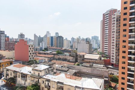 Vista da sala de apartamento para alugar com 1 quarto, 30m² em Aclimação, São Paulo
