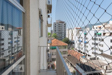 Varanda da Sala de apartamento para alugar com 1 quarto, 58m² em Grajaú, Rio de Janeiro