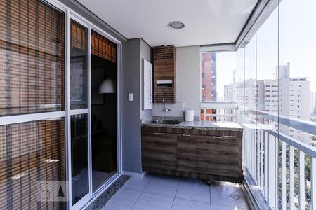 Varanda e Área de Serviço de apartamento para alugar com 1 quarto, 42m² em Perdizes, São Paulo