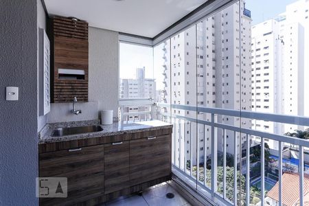 Varanda e Área de Serviço de apartamento para alugar com 1 quarto, 42m² em Perdizes, São Paulo