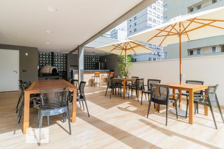 Apartamento para alugar com 36m², 1 quarto e 1 vagaChurrasqueira