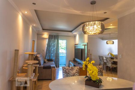 Sala de estar de apartamento à venda com 3 quartos, 88m² em Baeta Neves, São Bernardo do Campo
