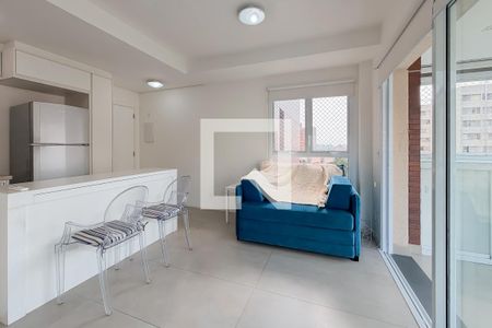 Sala e Quarto de apartamento à venda com 1 quarto, 35m² em Vila Mariana, São Paulo