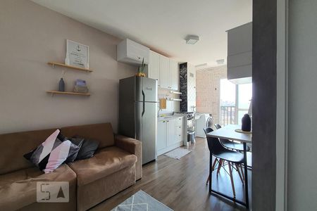 Sala/cozinha de apartamento à venda com 1 quarto, 30m² em Sacomã, São Paulo