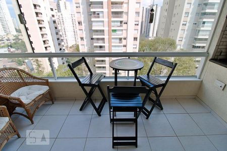 Varanda da Sala de apartamento à venda com 2 quartos, 119m² em Vila Andrade, São Paulo