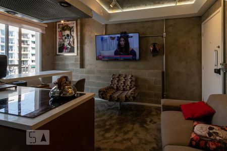 Sala de apartamento para alugar com 1 quarto, 50m² em Vila Andrade, São Paulo