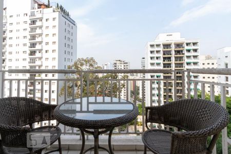 Sacada de apartamento para alugar com 1 quarto, 50m² em Vila Andrade, São Paulo