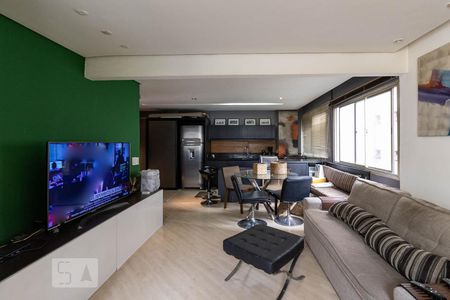 Sala de apartamento para alugar com 1 quarto, 52m² em Vila Olímpia, São Paulo
