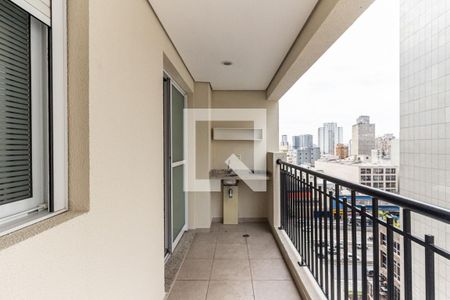 Varanda da Sala de apartamento para alugar com 1 quarto, 41m² em Centro Histórico de São Paulo, São Paulo