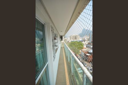 Varanda da Sala  de apartamento à venda com 3 quartos, 98m² em Botafogo, Rio de Janeiro