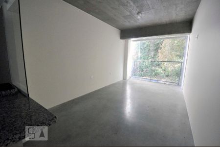 Sala / Quarto de kitnet/studio para alugar com 1 quarto, 26m² em Vila Indiana, São Paulo