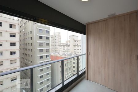Varanda da Sala de apartamento à venda com 1 quarto, 37m² em Vila Mariana, São Paulo