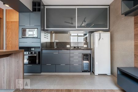 Cozinha Americana de apartamento para alugar com 1 quarto, 50m² em Perdizes, São Paulo