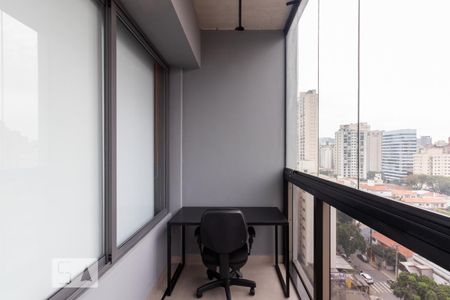 Varanda de apartamento para alugar com 1 quarto, 30m² em Vila Olímpia, São Paulo