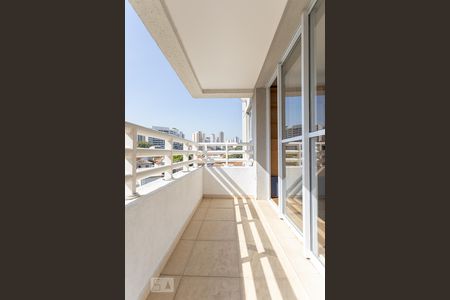 Varanda da Sala de apartamento para alugar com 1 quarto, 43m² em Vila Anglo Brasileira, São Paulo