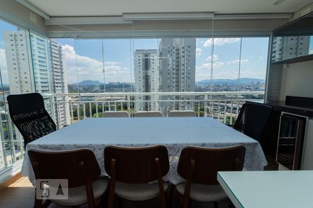 Varanda da Sala de apartamento à venda com 2 quartos, 62m² em Vila Anastácio, São Paulo