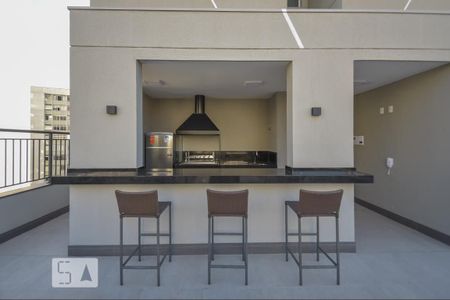 Studio para alugar com 28m², 1 quarto e sem vagaChurrasqueira