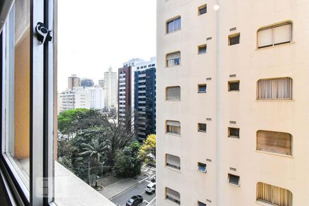 Sala - Vista de apartamento à venda com 1 quarto, 36m² em Jardim Paulista, São Paulo