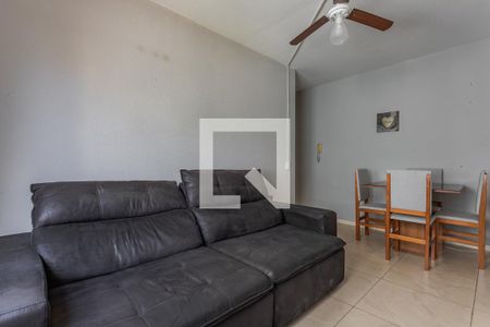 Sala de apartamento à venda com 1 quarto, 42m² em Jardim do Salso, Porto Alegre