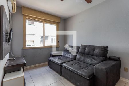 Sala de apartamento à venda com 1 quarto, 42m² em Jardim do Salso, Porto Alegre