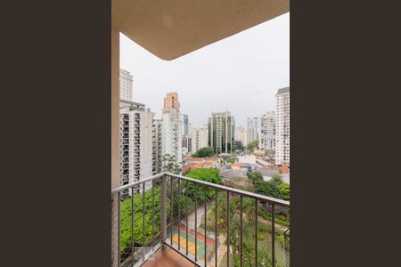 Varanda Sala de apartamento à venda com 1 quarto, 65m² em Vila Olímpia, São Paulo