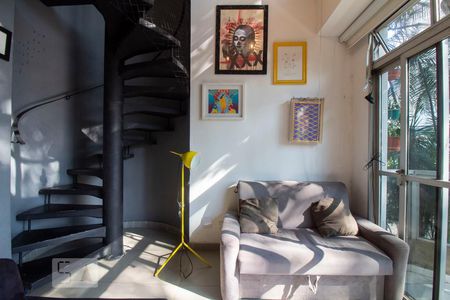 Sala de apartamento à venda com 1 quarto, 55m² em Vila Clementino, São Paulo