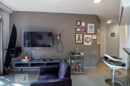 Sala de apartamento à venda com 1 quarto, 55m² em Vila Clementino, São Paulo
