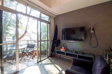 Sala de apartamento à venda com 1 quarto, 55m² em Vila Clementino, São Paulo