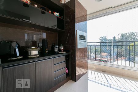 Varanda Gourmet de apartamento à venda com 3 quartos, 70m² em Tatuapé, São Paulo