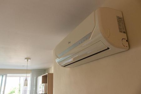 Detalhe da sala de apartamento para alugar com 1 quarto, 35m² em Campo Grande, Rio de Janeiro