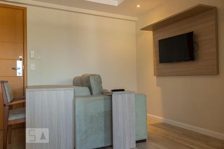 Detalhe da sala de apartamento para alugar com 1 quarto, 35m² em Campo Grande, Rio de Janeiro