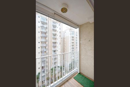 Varanda da Sala de apartamento à venda com 2 quartos, 47m² em Taboão, São Paulo
