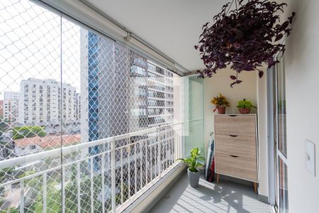 Varanda de apartamento à venda com 2 quartos, 58m² em Vila Monte Alegre, São Paulo