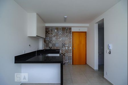 Cozinha de apartamento para alugar com 1 quarto, 36m² em Ouro Preto, Belo Horizonte