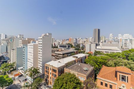 Vista da Suíte de apartamento para alugar com 1 quarto, 56m² em Vila Buarque, São Paulo