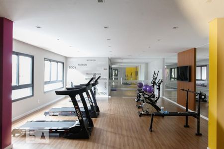 Apartamento para alugar com 26m², 1 quarto e sem vaga Apartamento para alugar com 26m², 1 quarto e sem vagaÁrea comum - Academia