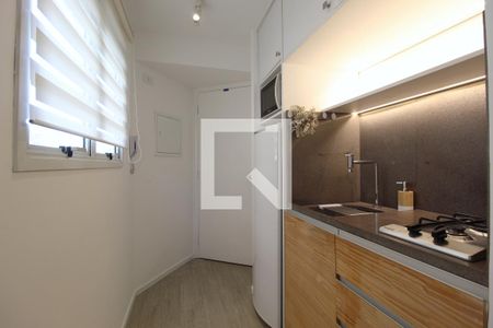 Sala/Cozinha de apartamento para alugar com 1 quarto, 47m² em Vila Olímpia, São Paulo