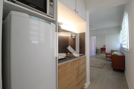Sala/Cozinha de apartamento para alugar com 1 quarto, 47m² em Vila Olímpia, São Paulo