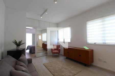 Sala/Cozinha de apartamento para alugar com 1 quarto, 47m² em Vila Olímpia, São Paulo