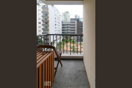 Apartamento à venda com 45m², 1 quarto e 1 vagaVaranda