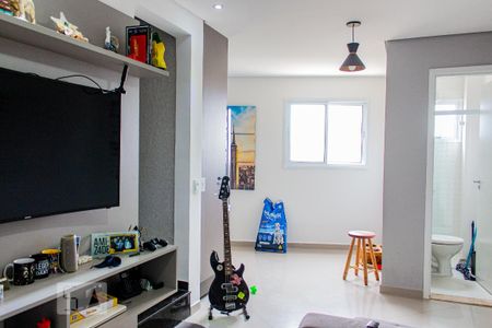Sala de apartamento para alugar com 2 quartos, 98m² em Vila Valparaíso, Santo André