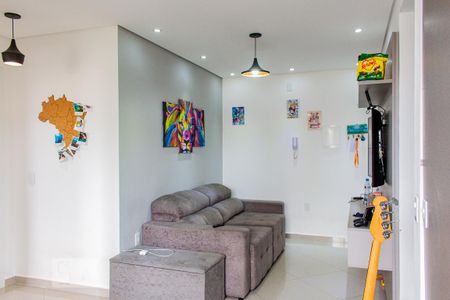 Sala de apartamento para alugar com 2 quartos, 98m² em Vila Valparaíso, Santo André