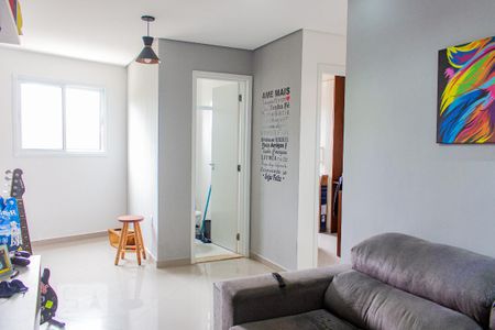 Sala de apartamento para alugar com 2 quartos, 98m² em Vila Valparaíso, Santo André