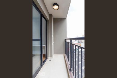 Varanda de kitnet/studio para alugar com 1 quarto, 26m² em Centro, São Paulo